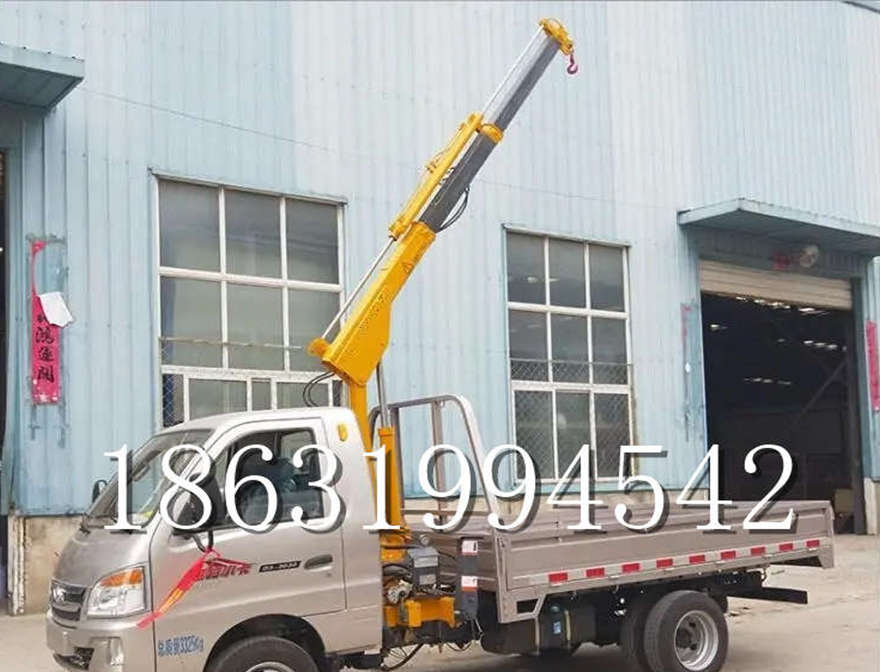 新津县车载吊机全地形履带吊油压随车吊车载简易电动行走吊机车载12V24V1吨随车吊车载吊机